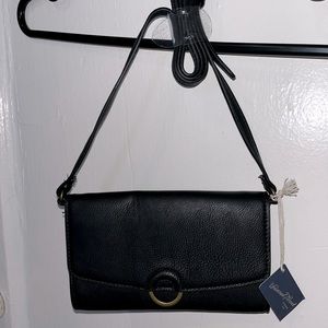 Faux Leather cross body purse